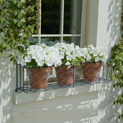 metal wrought iron window boxes